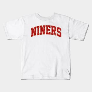 49ers Niners Vintage San Francisco Football Kids T-Shirt